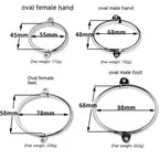 Premium Metal BDSM Handcuffs & Footcuffs
