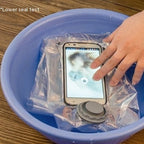 Thick transparent vacuum compression storage bag
