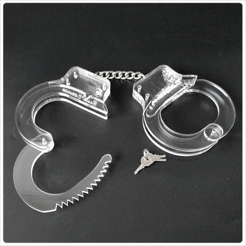 Transparent Handcuffs ® DOMINA STORE