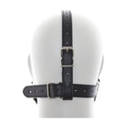 Silicone Head Gag - Leather Harness