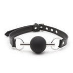 Silicone Ball Gag with Steel Plug