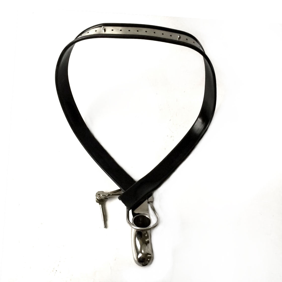Lockable Male Chastity Belt – Steel BDSM Control Gear