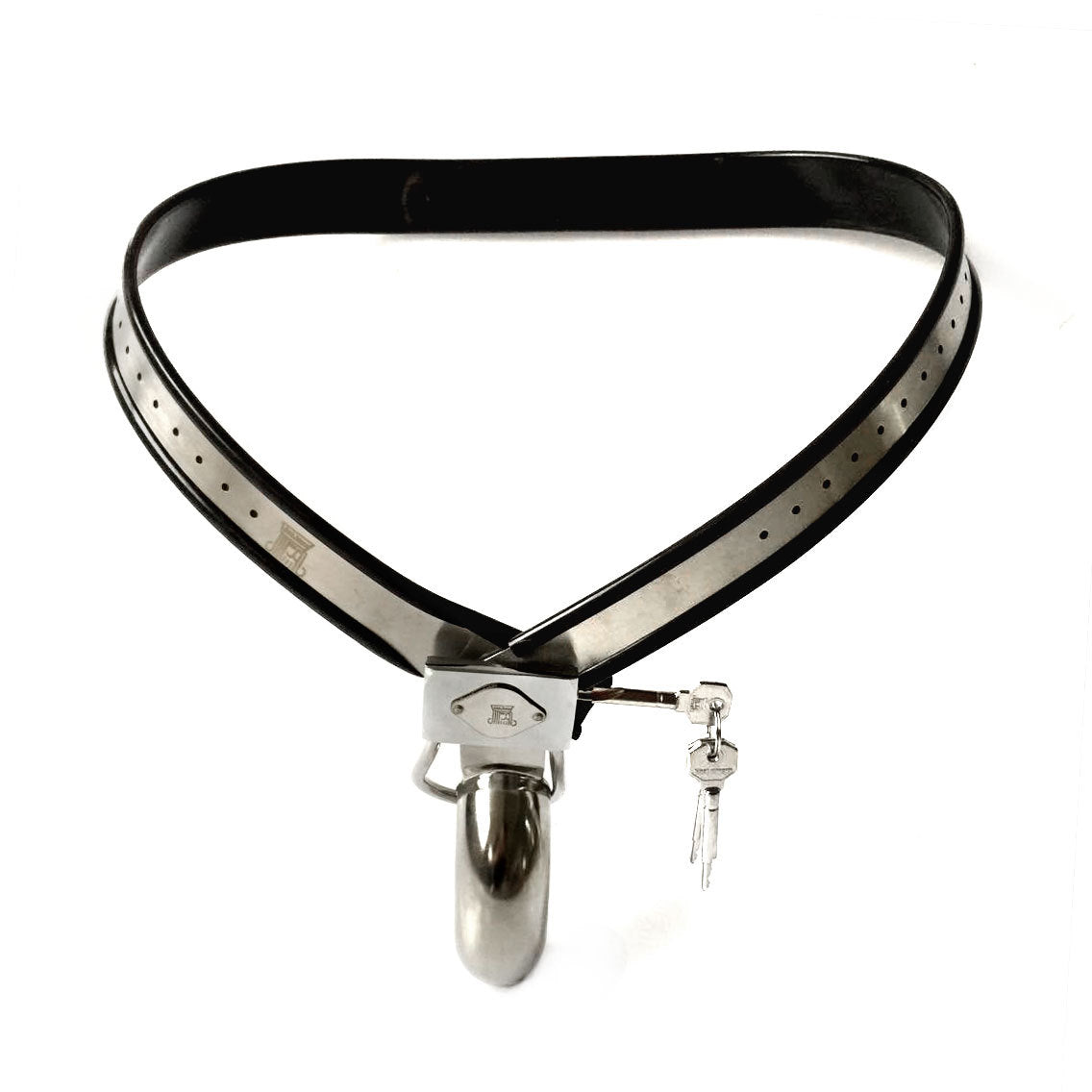 Lockable Male Chastity Belt – Steel BDSM Control Gear