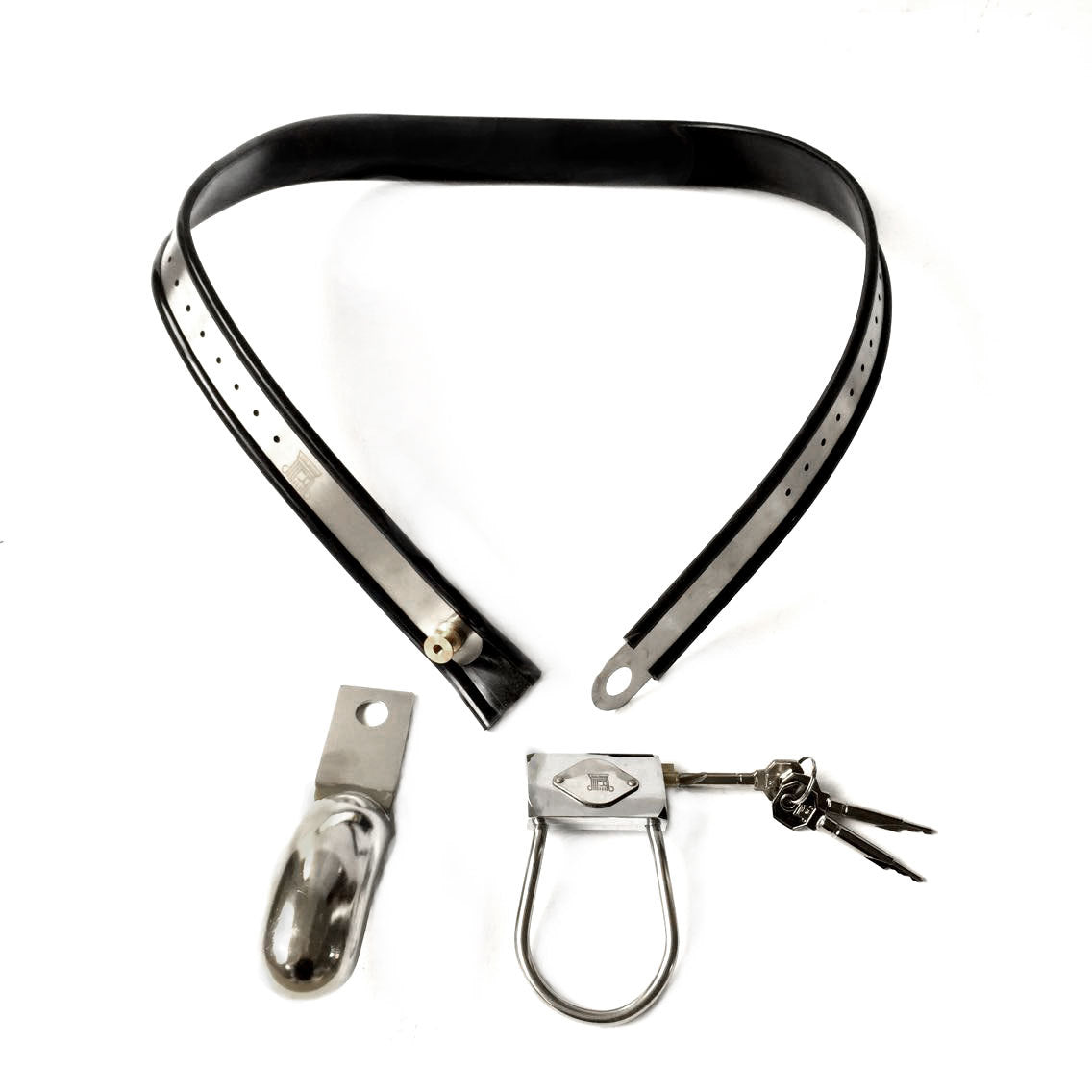 Lockable Male Chastity Belt – Steel BDSM Control Gear