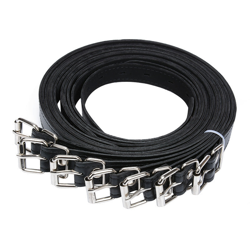 Sets of Black Leather Straps® crafted from premium genuine leather