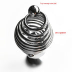 Metal Spiral Penis Ring for Men 