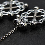Iron Chain Nipple Clamps – BDSM Bondage Play Accessory