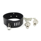 Luxury BDSM Collar | Leather Nipple Clamp for Women