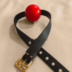 Red Silicone Ball Gag 5.5cm for BDSM & Bondage Play