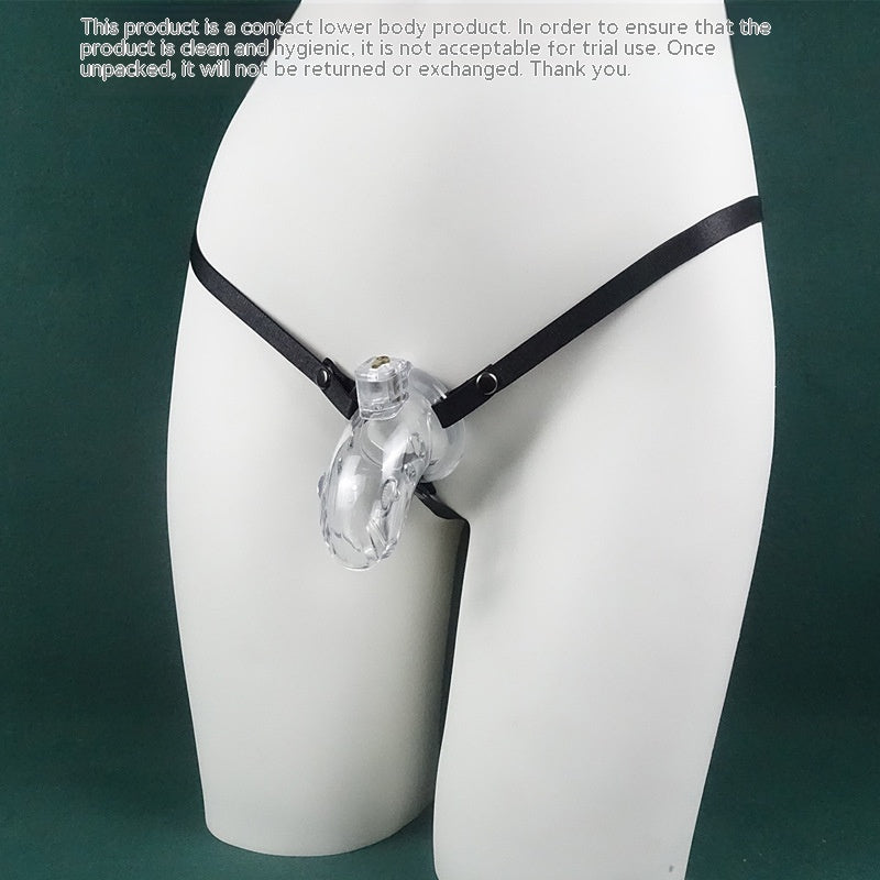 Male Plastic Chastity Lock Harness ® DOMINA STORE