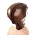 Breath Play Latex Hood | BDSM Mask for Bondage Lovers