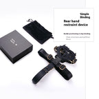 Bondage webbing harness with secure adjustable design