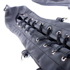 Black Lace Bondage Arm Binder | Tight Slave Restraints