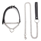Leather Bondage Collar | BDSM Leash for Roleplay Fun