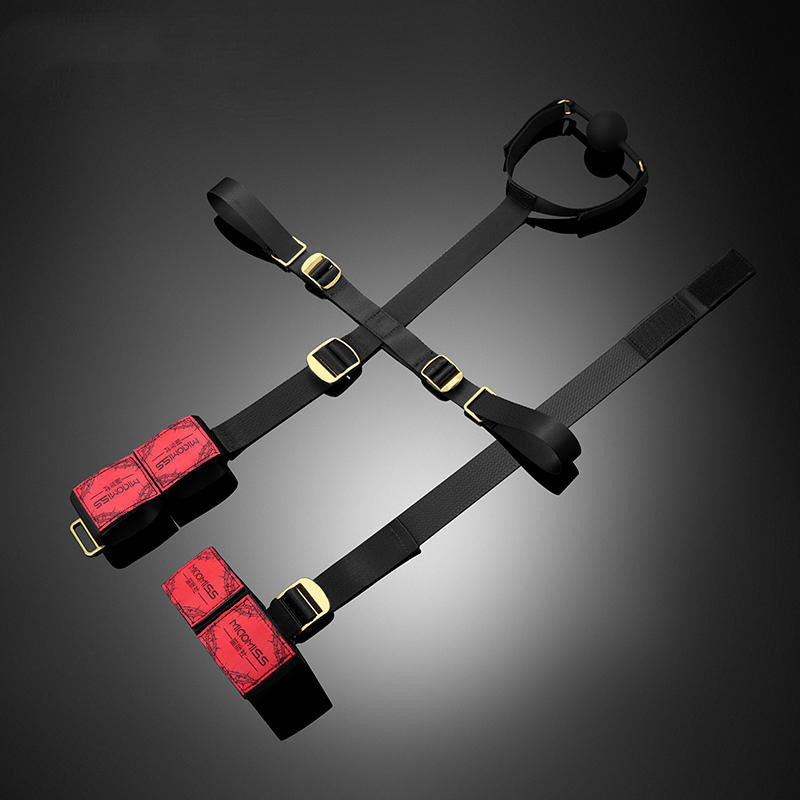 Close-up of the Hogtie Binding Strap® showing premium hardware