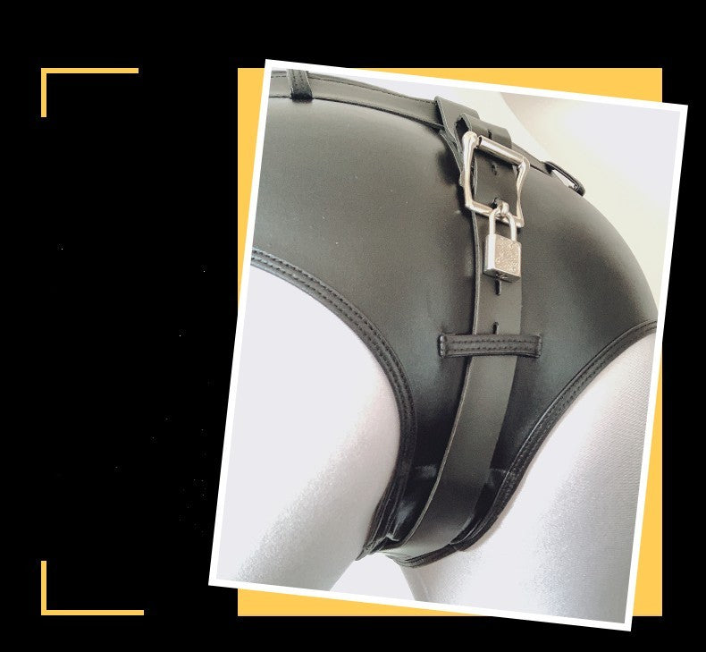 Anal Plug Leather Pants Chastity® available in multiple style options