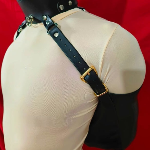 Squared Leather Armbinder® designed for a secure and comfortable fit