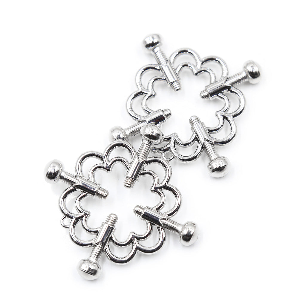 Iron Chain Nipple Clamps – BDSM Bondage Play Accessory