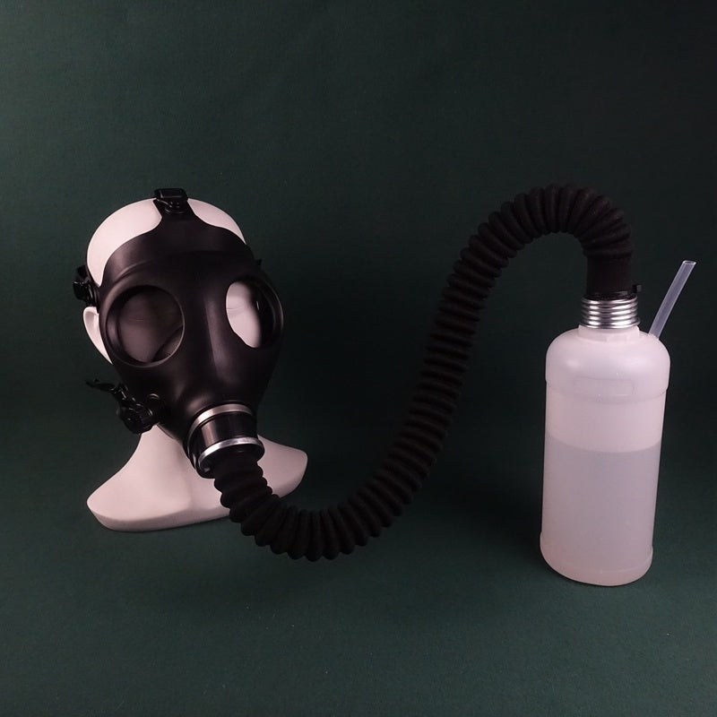 Close-up of the Breath Play Gas Mask® showing secure face seal