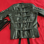Premium Heavy Leather Straightjacket® with adjustable buckle straps