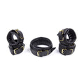 Puffed Leather Thick Handcuffs – Safe Self Bondage Tool