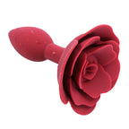 Elegant Rose Silicone Butt Plug
