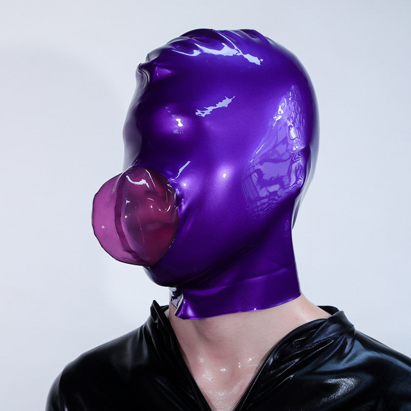 Small latex hood with strategically positioned airflow openings