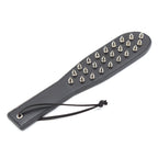 Spiked Leather BDSM Paddle – Self Bondage Spank Tool USA