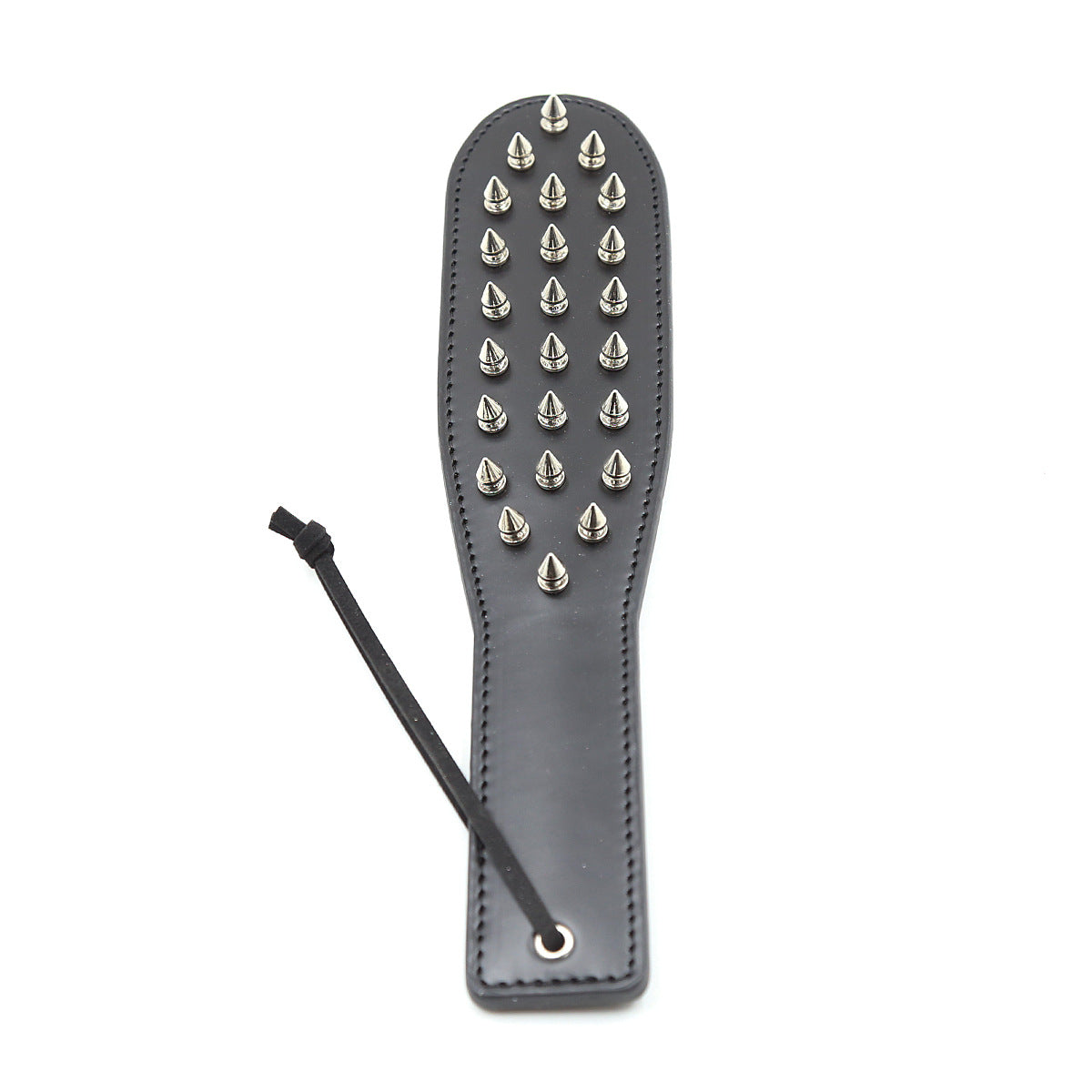 Spiked Leather BDSM Paddle – Self Bondage Spank Tool USA