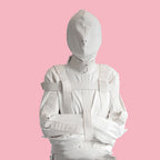 Close-up of the BDSM Psychiatry Straightjacket® showing reinforced construction