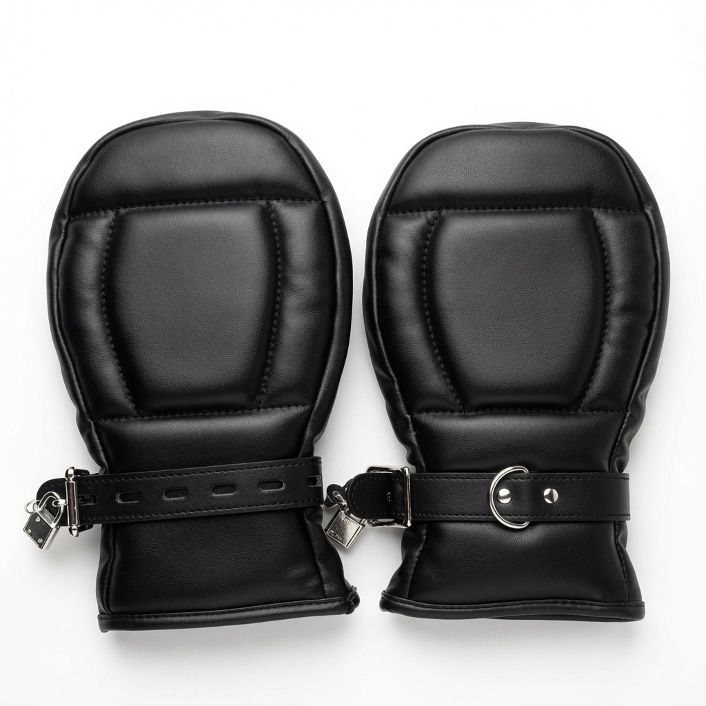Hand Gloves Leather Restraints ® DOMINA STORE