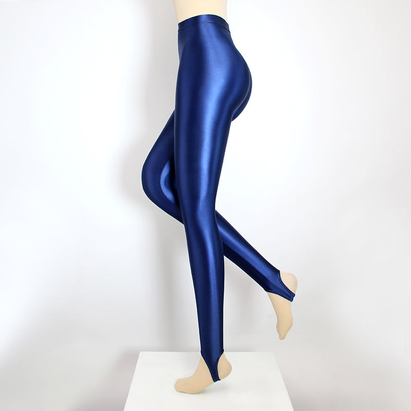 Glossy Silky ® Zentai Elastic Leggings
