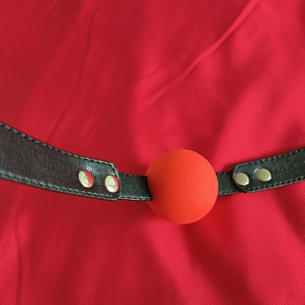 Leather Ball Gag ® DOMINA STORE