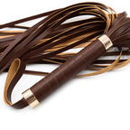 Premium Leather Bondage Whip | BDSM Toy for Torture Play