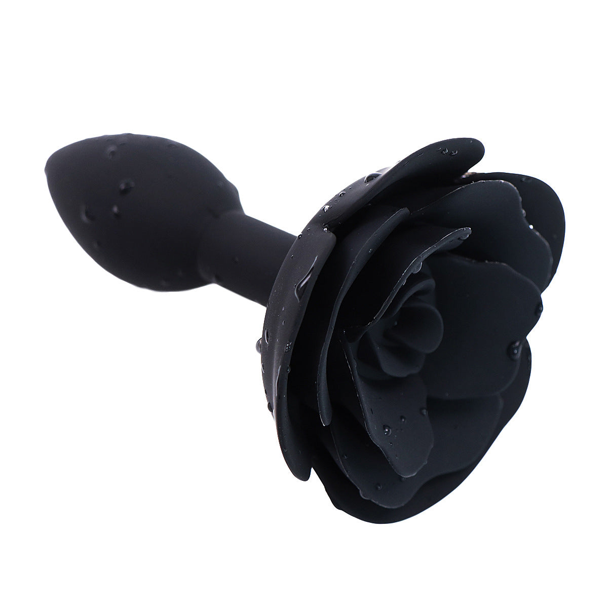 Elegant Rose Silicone Butt Plug