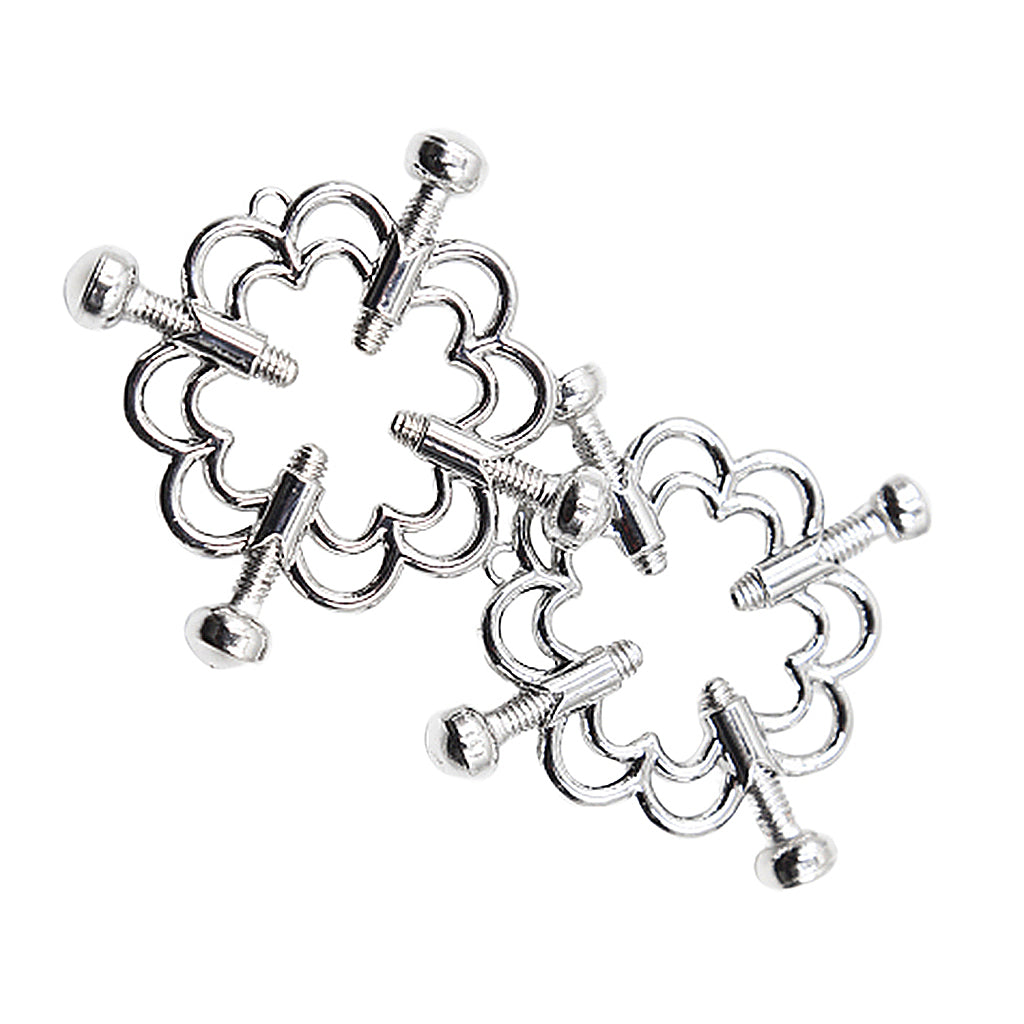 Iron Chain Nipple Clamps – BDSM Bondage Play Accessory