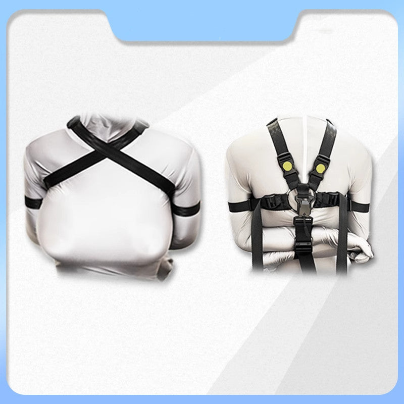 Self Bondage Webbings with modular restraint components