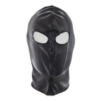 Black PU Leather Hood ® DOMINA STORE