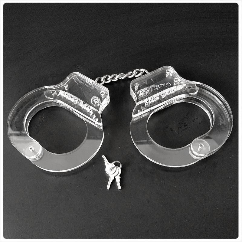 Transparent Handcuffs ® DOMINA STORE