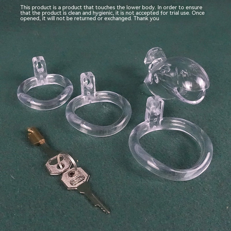 Male Plastic Chastity Lock Harness ® DOMINA STORE