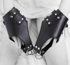 Leather Bondage Gloves | Luxury Handcuffs for BDSM Play