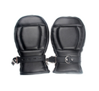Leather Bondage Gloves | BDSM Restraint for Submissives