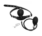 Lockable Inflatable ® Rubber Plug Gag