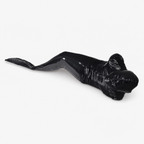 Body-contouring mermaid sleepsack in black