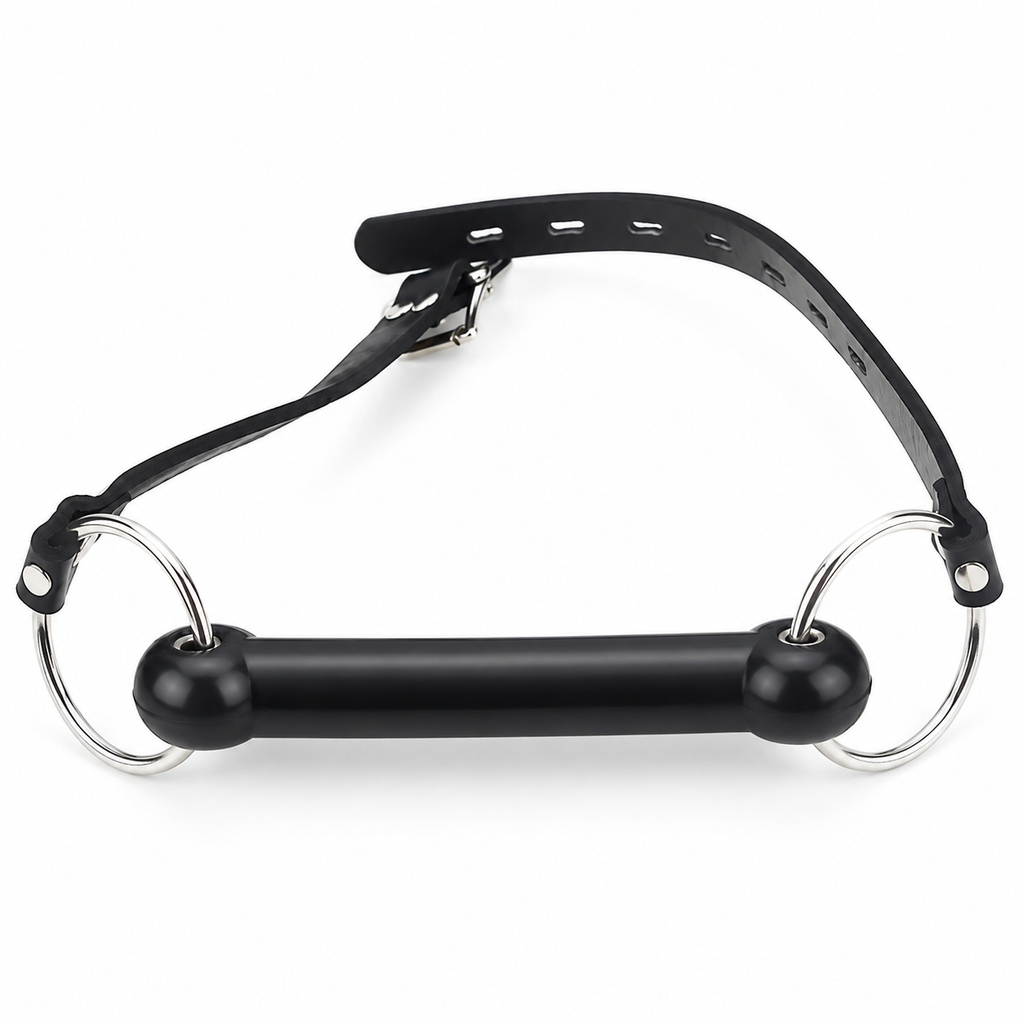 Rubber Mouth Straight Bar Gag ® DOMINA STORE