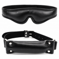Leather Gag & Blindfolds Set ® DOMINA STORE