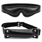 Leather Gag & Blindfolds Set ® DOMINA STORE