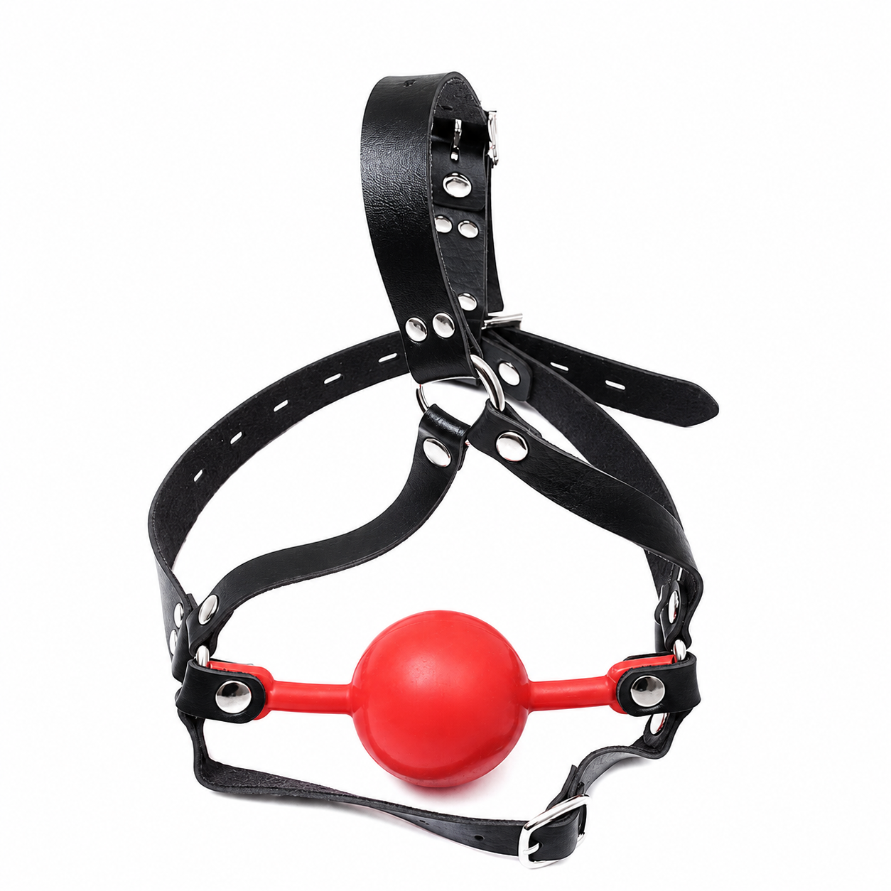 Large Silicon Gag Harness For Slaves  ® DOMINA STORE