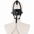 Leather Head Harness Gag Nipple Clamp ® DOMINA STORE
