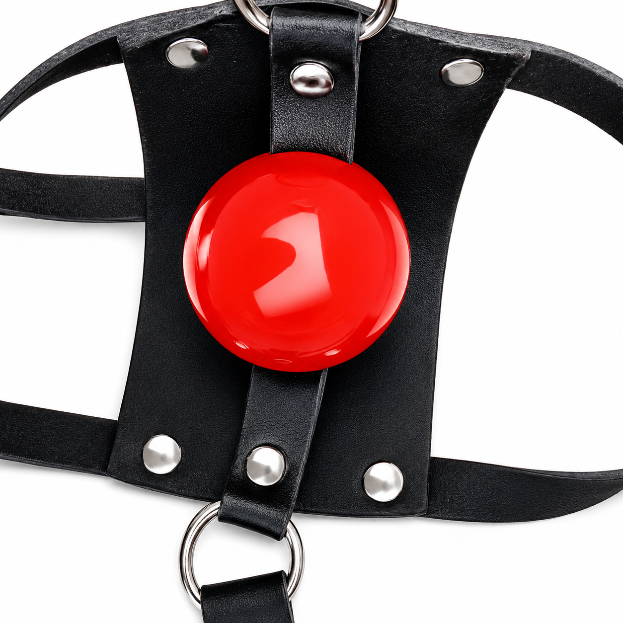 Leather Head Harness Gag Nipple Clamp ® DOMINA STORE